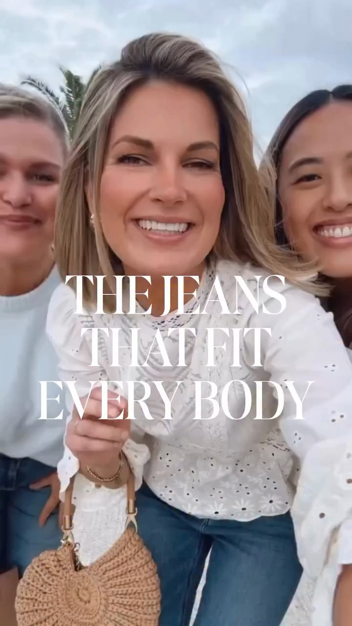 The jeans that ACTUALLY fit (almost) everyone. I am 5’11” wearing 28x30. Marissa is 5’5” in 33x26. Amanda is 5’0” in 24x26.

#LTKTall #LTKPetite #LTKMidsize