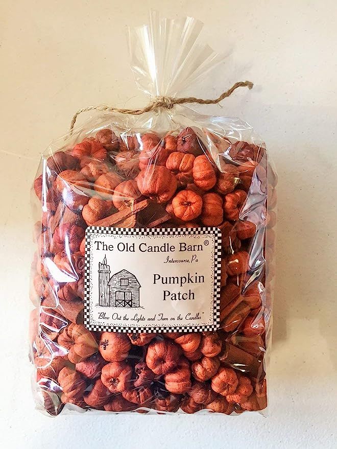Old Candle Barn Pumpkin Patch Large Bag - Putka Pods Mini Pumpkins with Mini Cinnamon Sticks - Po... | Amazon (US)