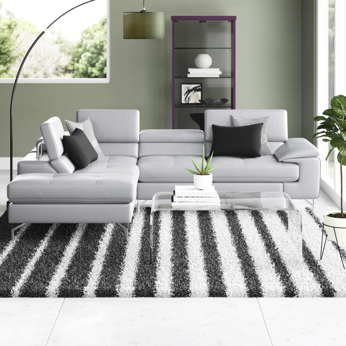 Ellijay Upholstered L-Shaped Sectional | Wayfair North America