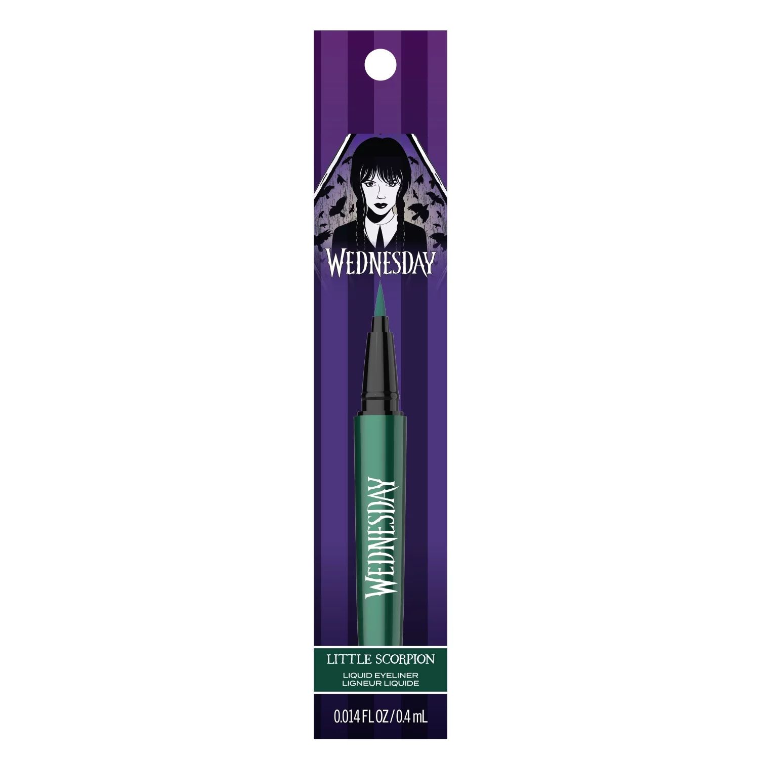 Hard Candy X Wednesday Addams Liquid eyeliner, LITTLE SCORPION, Green | Walmart (US)