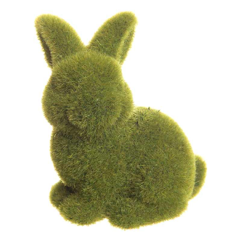 Artificial Moss Sitting Easter Bunny, 4" | At Home