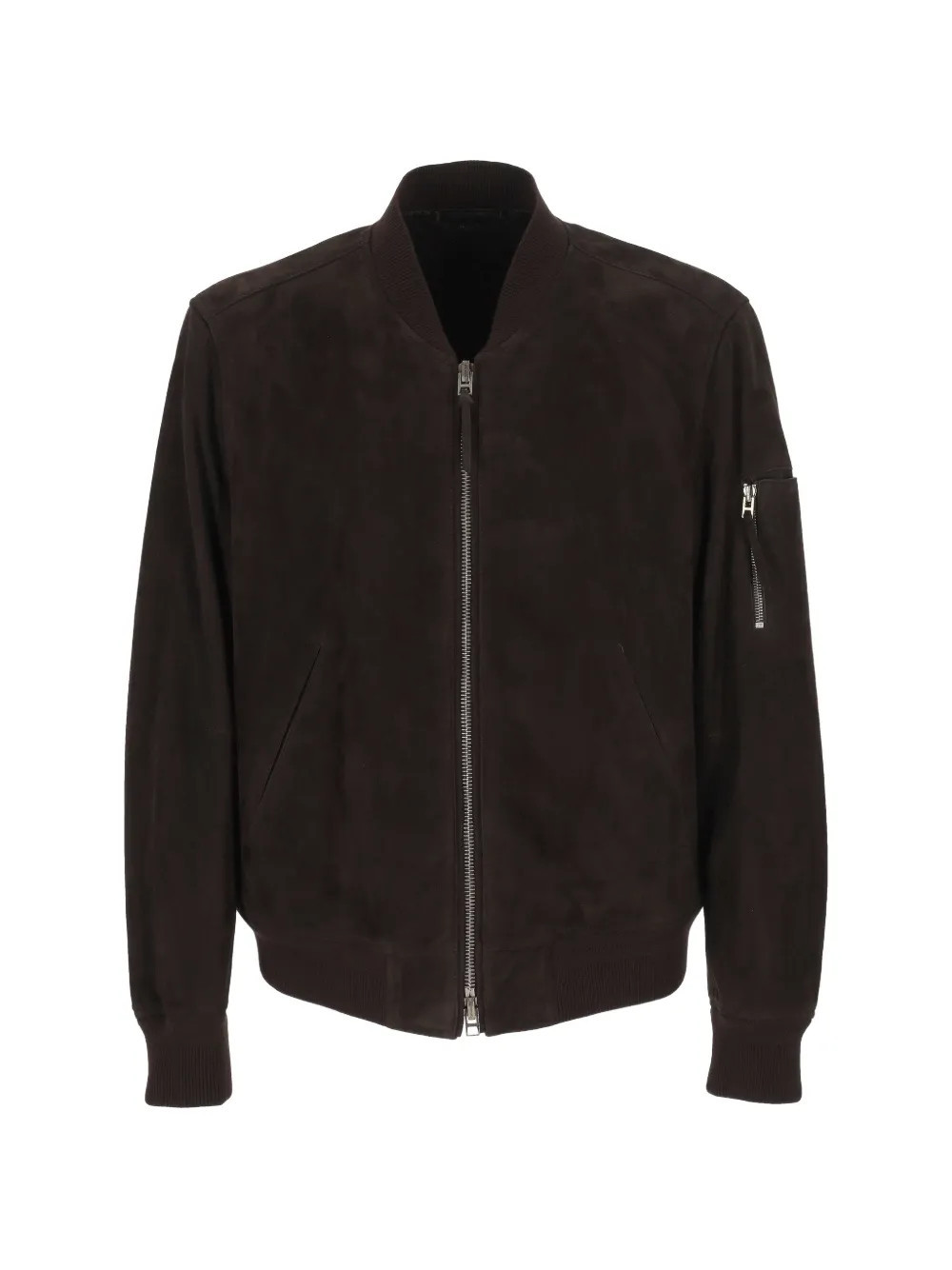 TOM FORD suede leather bomber jacket - Brown | Farfetch Global