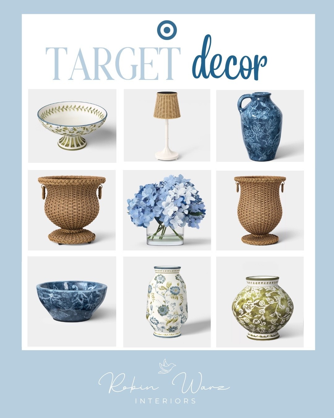 New coastal decor drop at Target. These will sell out quickly. Even more linked,

#LTKHome