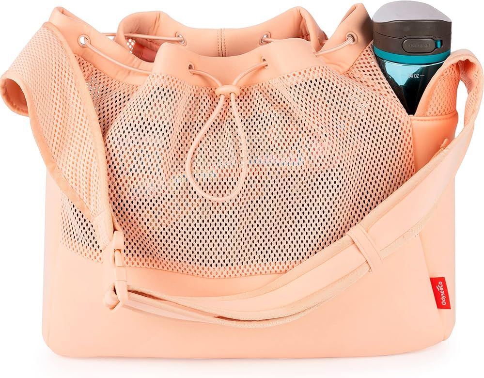 Odyseaco Crossbody Bag & Workout Bags for Women - Lightweight Neoprene Womens Gym Bag, Beach Bags... | Amazon (US)