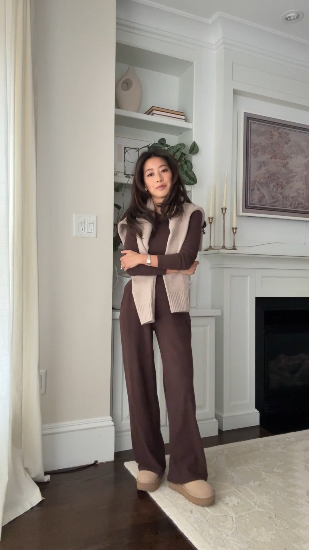 #abercrombiepartner Code AFJEAN stacks on top of Abercrombie's black friday week sale for an extra 15% off!

They have sweatpant sets (linked below) and lounge sets in short lengths.

• Long-sleeve lounge knit tee xxs slightly long on me at torso and sleeves 

• Lounge wide leg sweatpants xxs Short. good fit on me. These are a thinner pant I would wear only at home, meanwhile the sweatpants linked are thicker so good for going outside too 

• Cozy mockneck sweater xxs

Comfy Thanksgiving holiday outfit, Black Friday sale, Cyber week, petite friendly pants

@abercrombie #abercrombie 
*Offer valid in stores and online from 11/24/2025-12/1/2025 in US/CA. Excludes clearance and gift cards. Online price reflects discount. 
*Use code AFJEAN to get an additional 15% off everything in stores and online at checkout from 11/24/2025-12/1/2025 in US/CA. Excludes clearance and gift cards. See details online.

#LTKSaleAlert #LTKCyberWeek #LTKPetite