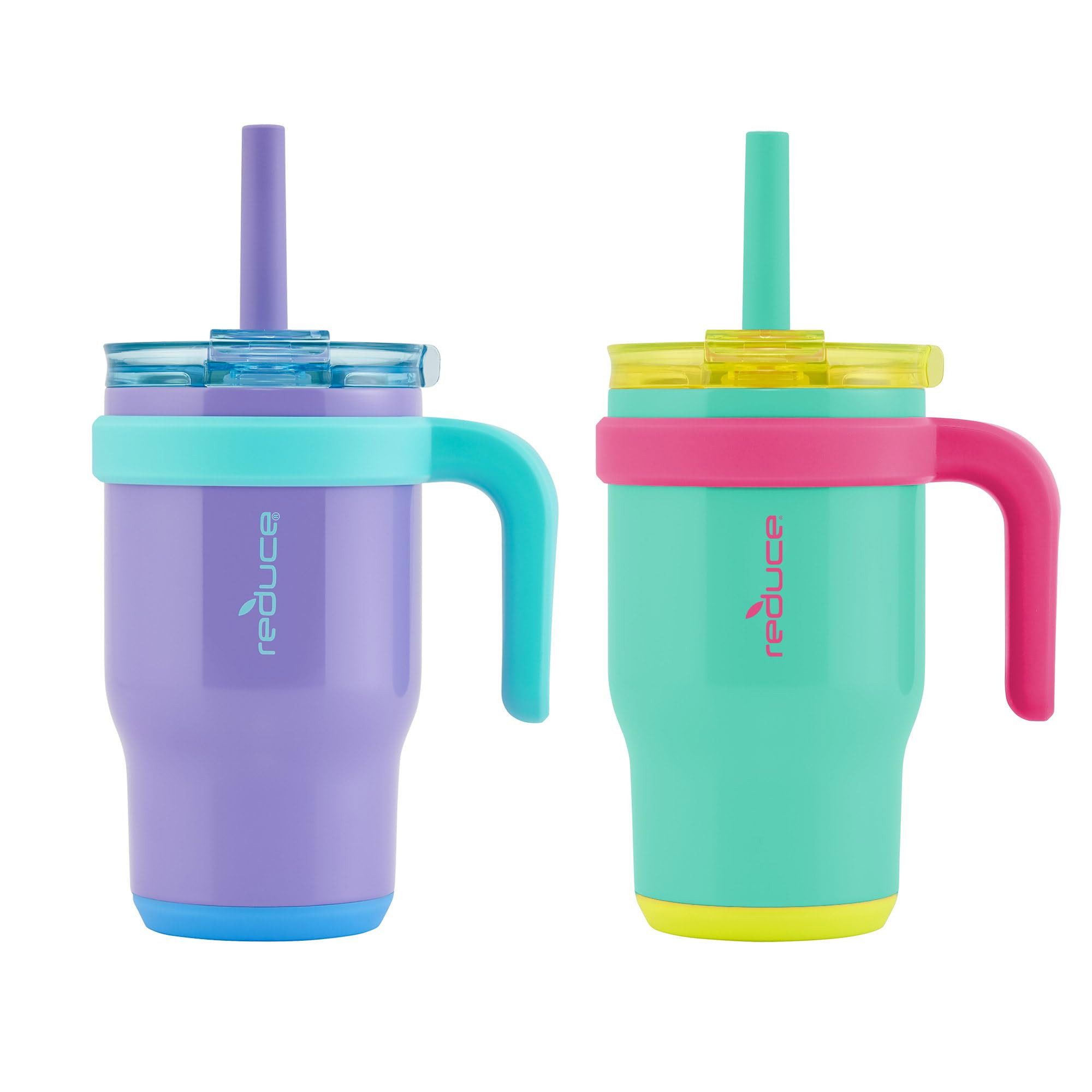 REDUCE Kids 14 oz Coldee Tumbler with Handle - 2 Pack, Leakproof Insulated Stainless Steel Mug wi... | Amazon (US)