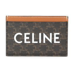 Card Holder in Triomphe Canvas with Celine Print | 24S US