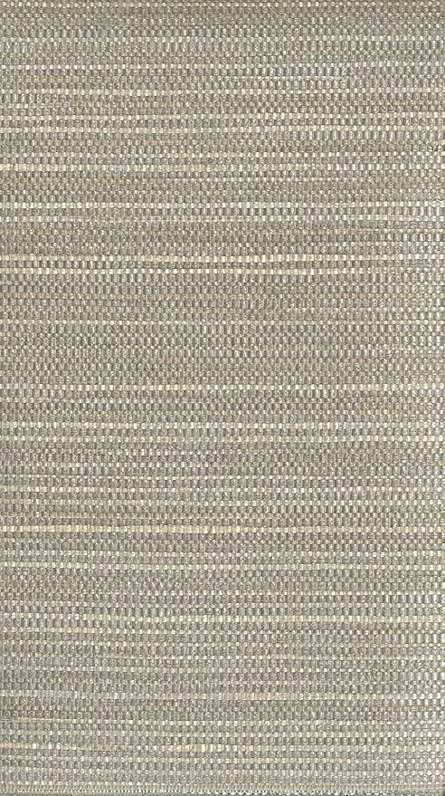 Kenneth James 2829-80032 Liaohe Grasscloth Wallpaper, Silver | Amazon (US)