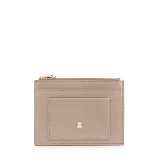 Flat taupe Dorp toilet bag | TOUS USA