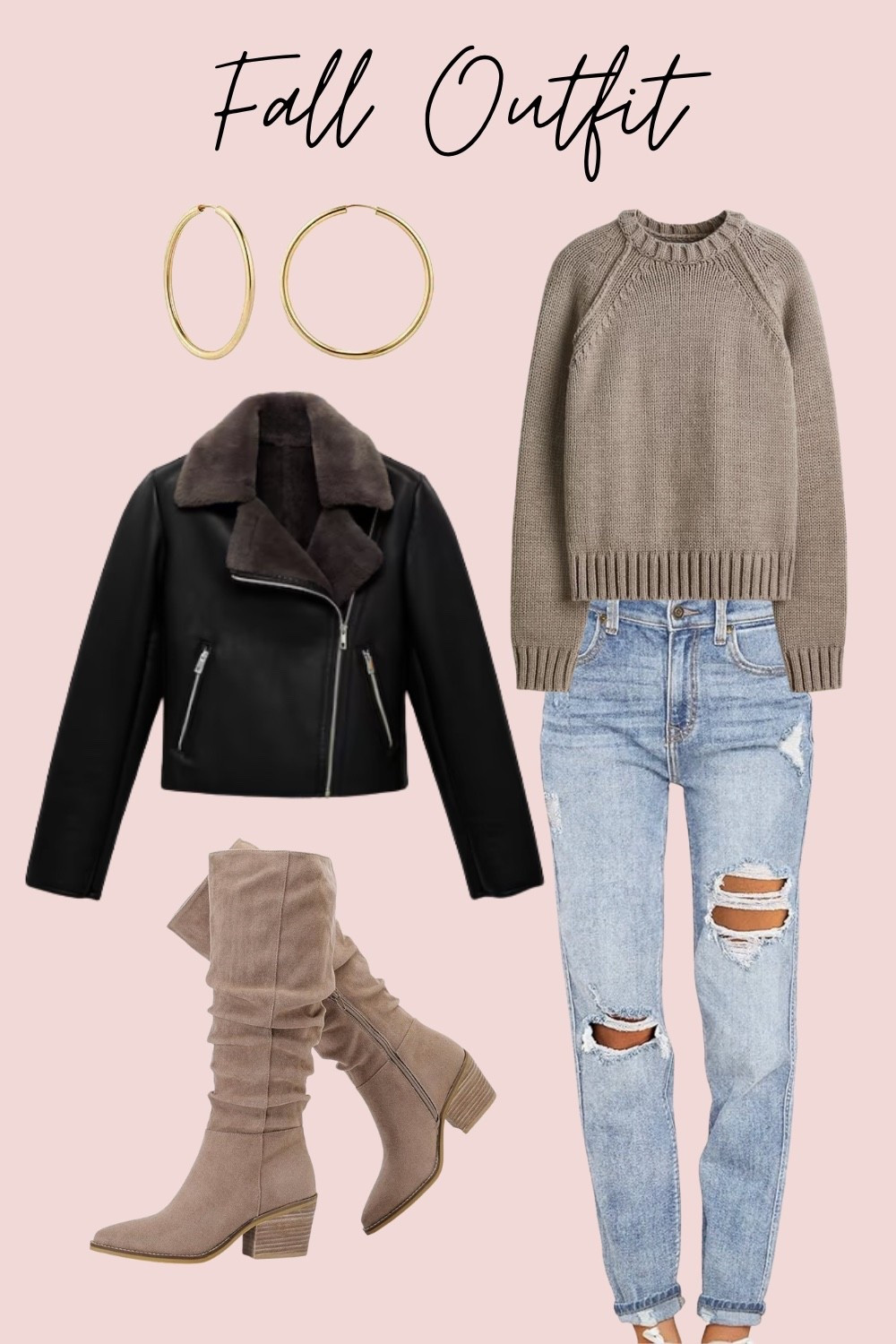 Fall wear. Fall Fashion. Fall Fashion. Fashion. Fall Outfit. Boots. Sweater. Slacks. Work outfit. Booties. Ankle boots. Accessories. Earrings. Chain. 

#LTKootd #LTKSeasonal #LTKgrwm