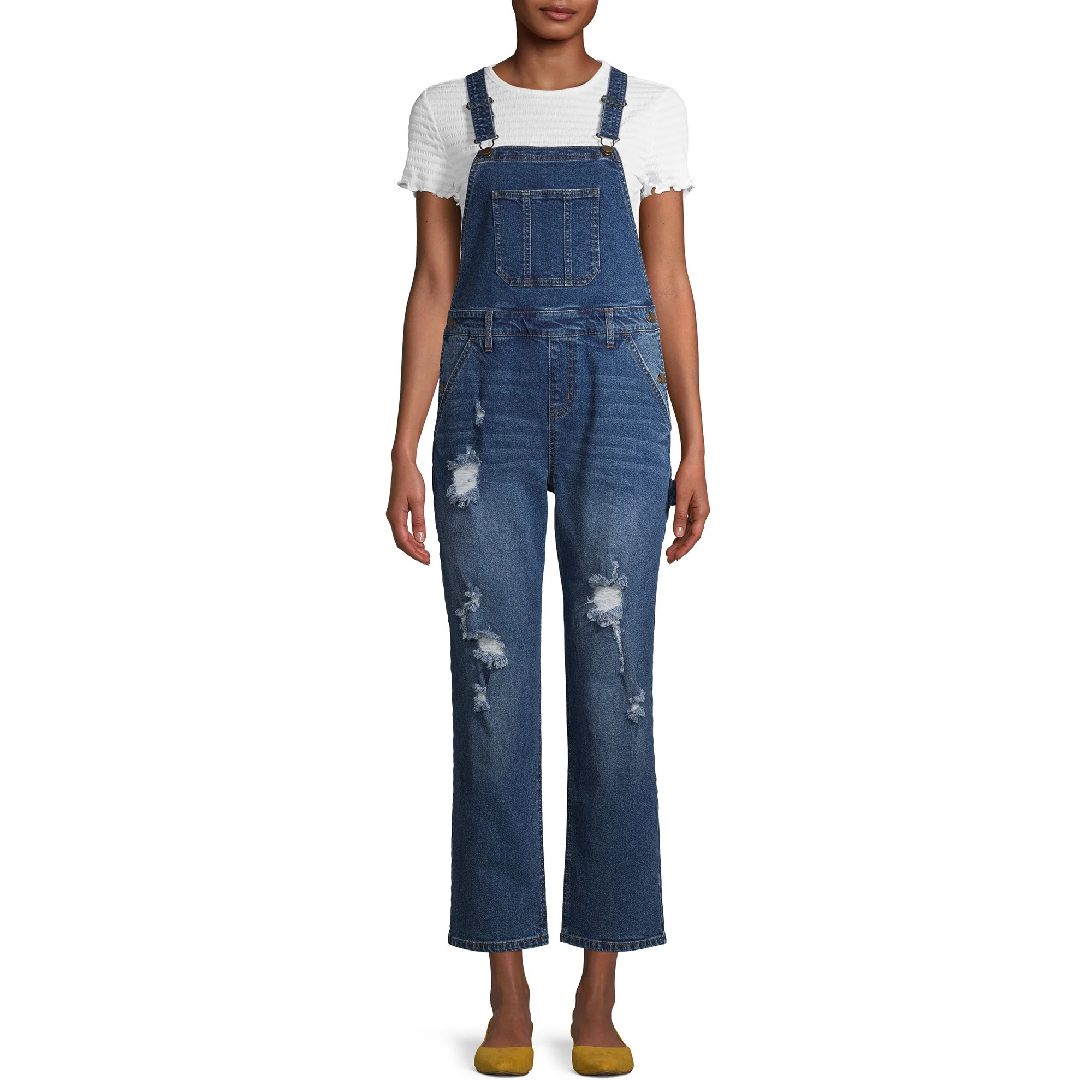 No Boundaries Juniors' Retro Overalls | Walmart (US)