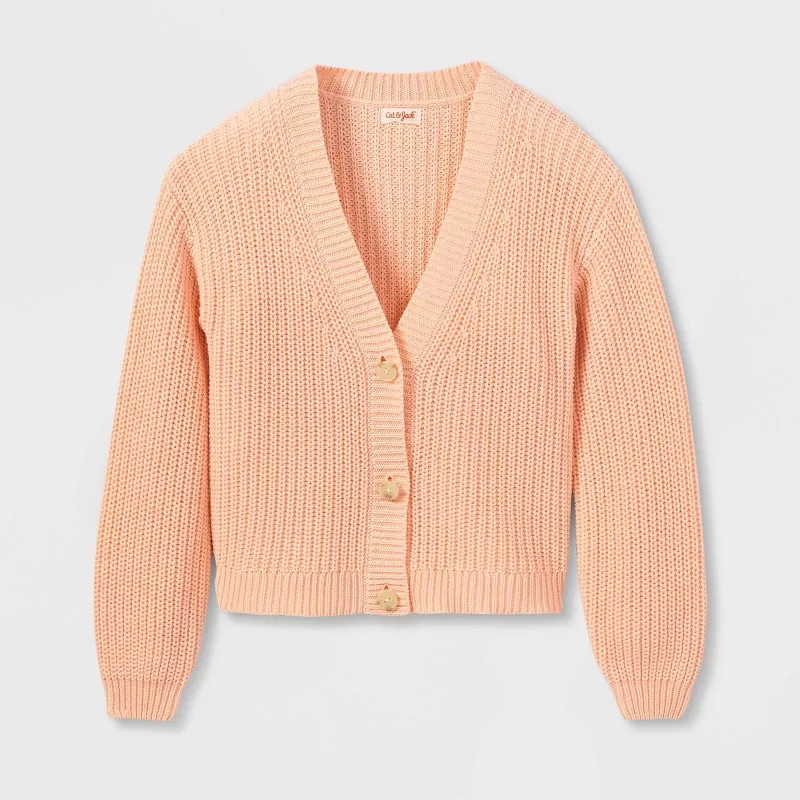 Girls' Button-Front Cardigan - Cat & Jack™ | Target