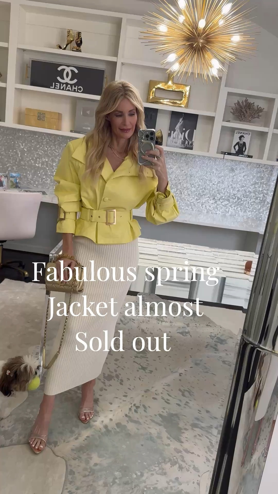 This gorgeous yellow faux leather jacket is such a standout for spring— I love the cinched waist, strong shoulders, and how elevated it looks for the price. Paired with a ribbed midi skirt, it’s the perfect outfit for church, brunch, or any spring event where you want to feel confident and pulled together. I’m wearing an XS in the jacket and it fits TTS. 

 #LTKootd #LTKSeasonal #LTKOver40