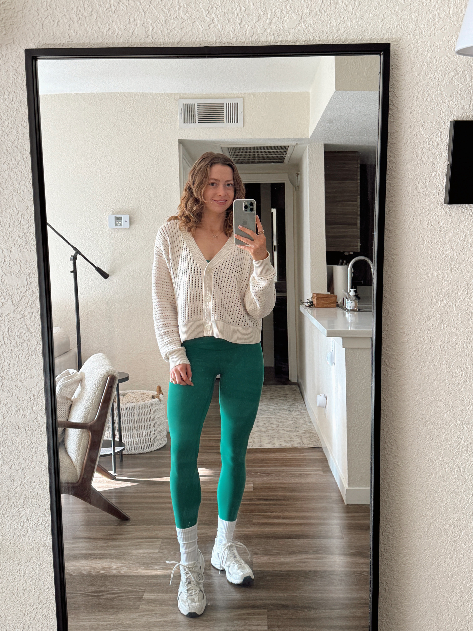 Pilates Outfit!
Color: Raceway Green
Cardigan: S
Leggings: 2
Bra: 4
Shoes: tts

#LTKFindsUnder100 #LTKActive #LTKShoeCrush
