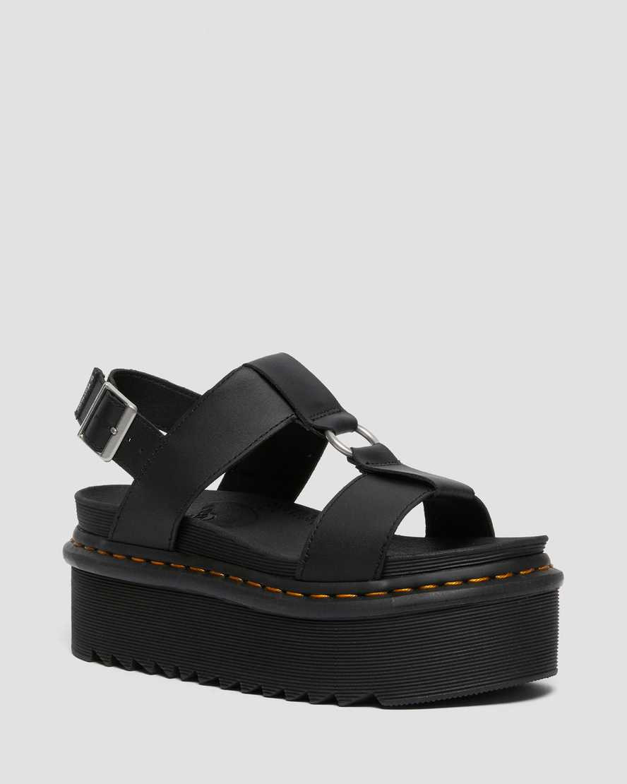 DR MARTENS Francis Leather Platform Strap Sandals | Dr Martens (UK)