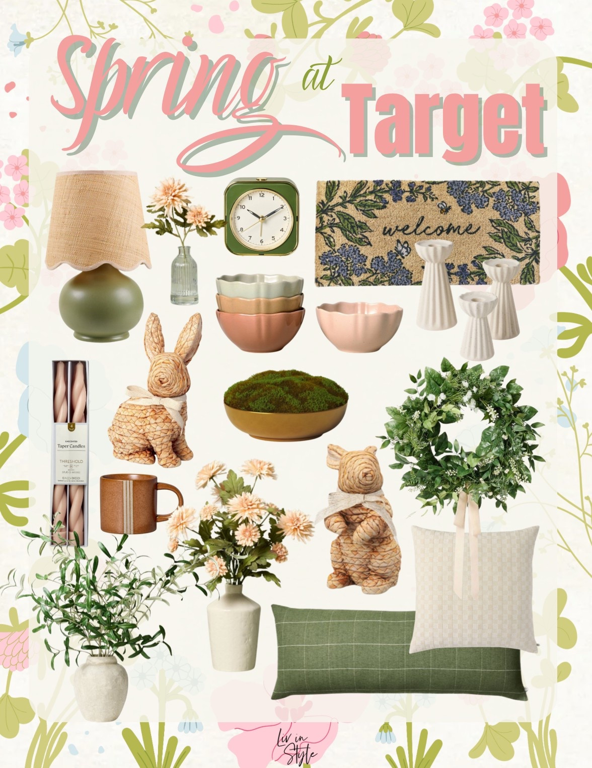 Spring home decor from Target has arrived and there are so many great pieces to spruce of your home!

#LTKSpringSale #LTKHome #LTKSeasonal