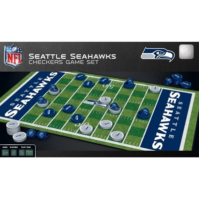 MasterPieces Officially licensed NFL Seattle Seahawks Checkers Board Game for Families and Kids ages 6 and Up | Target