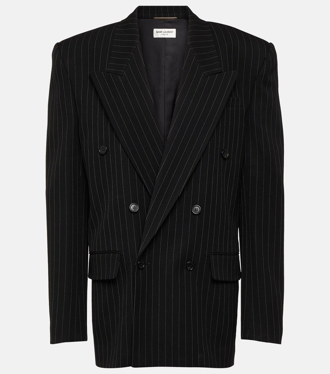 Pinstripe oversized wool-blend blazer | Mytheresa (INTL)
