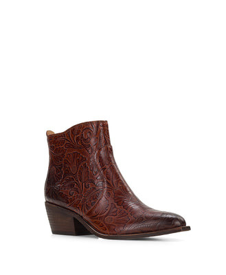 Suzanna Bootie | Cognac | Patricia Nash Designs