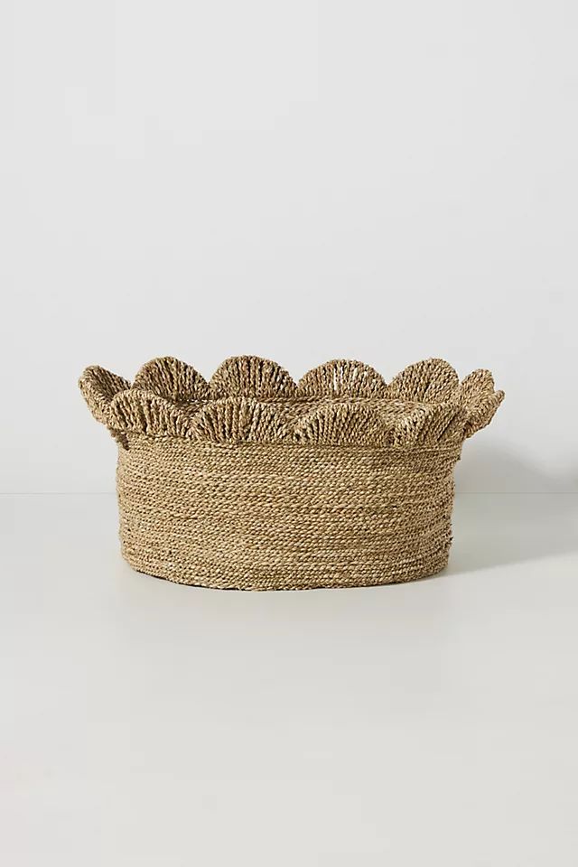 Antle Scalloped Basket | Anthropologie (US)