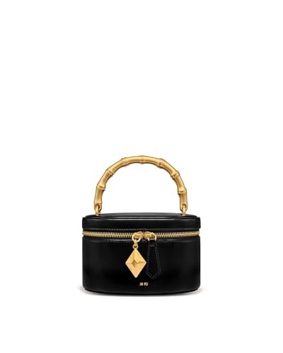 JW PEI Women's Natalie Metal Geometric Pendant Handle Bag - Black | Amazon (US)