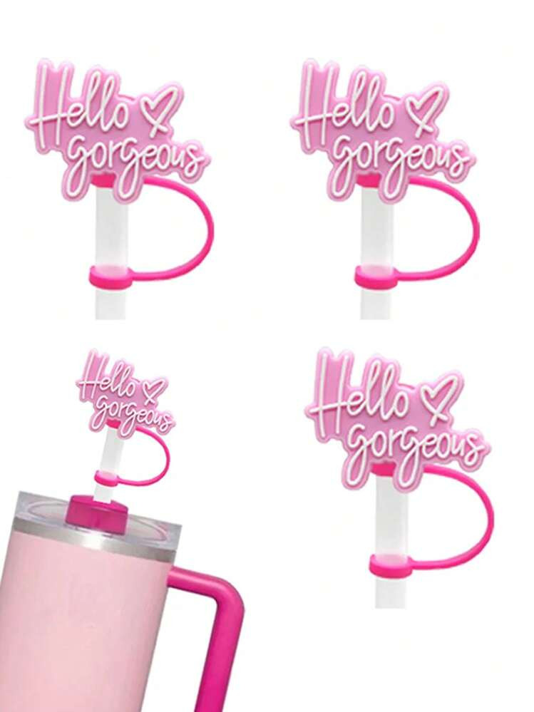 1PC/3PCS/6PCS 10mm Silicone Heart Straw Covers , Cute Silicone Straws Tips Cover Reusable, Heart Straw Covers Cap For Dust Proof Plugs, Cute Straw Protector Decorations | SHEIN