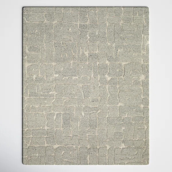 Rafe Handmade Wool Gray Area Rug | Wayfair North America