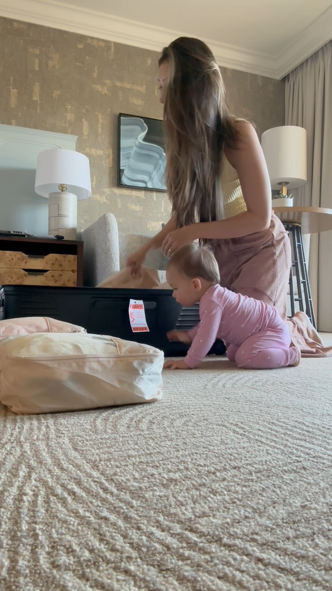 unpack with me!! I fit BOTH mine and Blaize’s things for a week and a half trip with 3 different destinations… loved these packing cubes to keep everything organized! 

#LTKmomlife #LTKTravel #LTKBaby