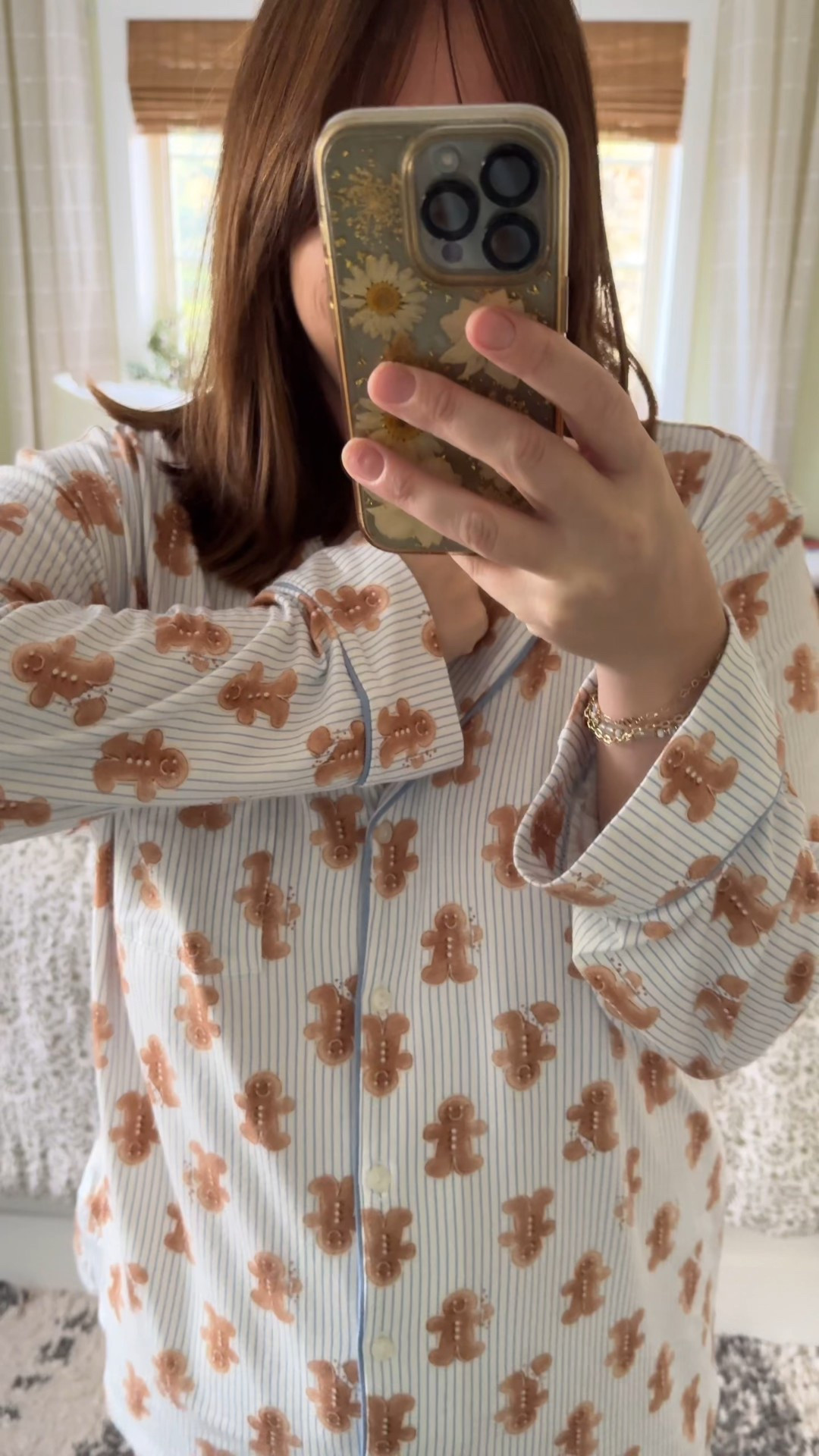 Only the cutest Christmas pajamas I ever did see! These are from aerie. I snagged the gingerbread pajamas, but they have some other really cute prints available too! Perfect cozy Christmas eve outfit 

#LTKMidsize #LTKHoliday #LTKSeasonal