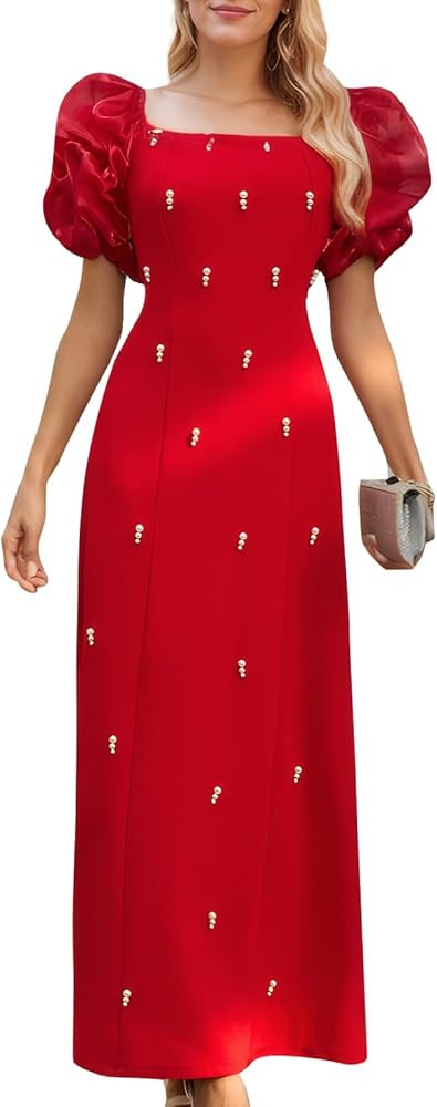 Women's Summer Club & Night Out Dresses Elegant Evening Party Cocktail Sexy Ruched Prom Wedding G... | Amazon (US)