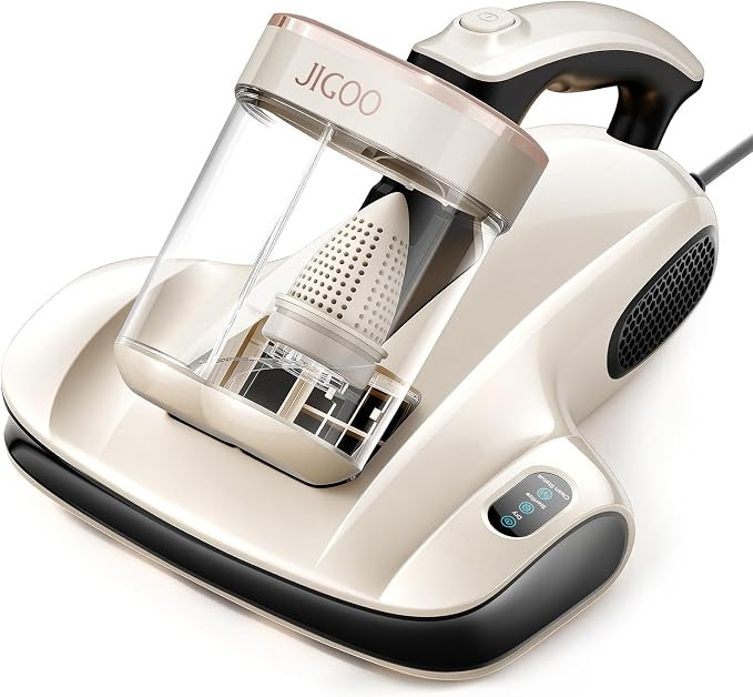 JIGOO Mattress Vacuum Cleaner UV Sanitizing, Anti-allergen Bed Cleaner with 12Kpa Suction, Handhe... | Amazon (US)