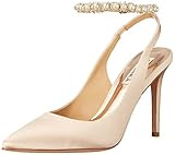 Badgley Mischka Women's Kris Pump, Soft Nude, 8 | Amazon (US)