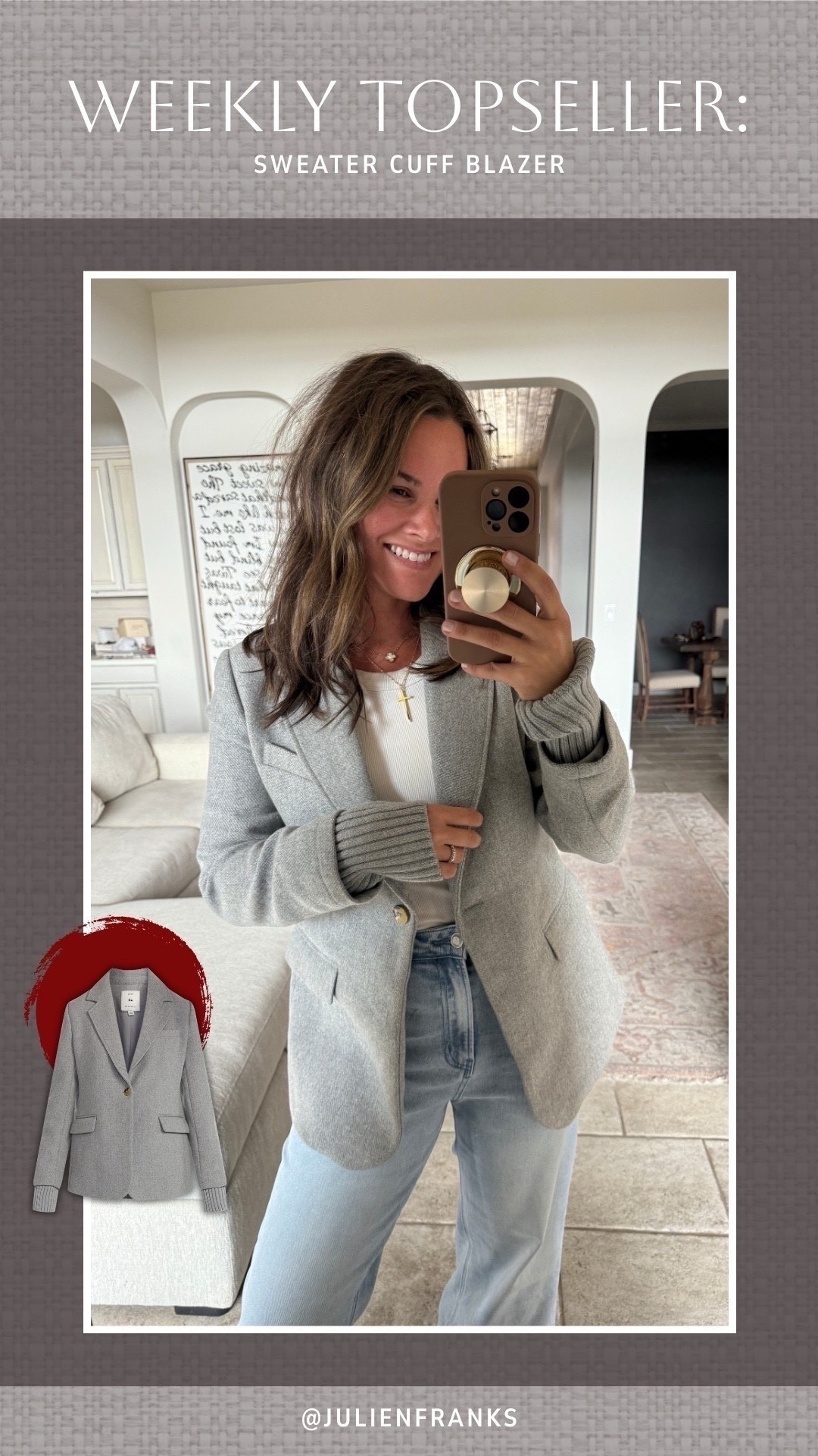 This sweater cuff blazer from Walmart is a top trending purchase from this week! 

The details are so good, and looks amazing paired with jeans. ✨

#casualoutfits #walmart #target #blackfriday #topsellers #winteroutfits #cardigan #slippers #amazon #blazer #matchingset #loungewear

#LTKFindsUnder50 #LTKootd #LTKFindsUnder100