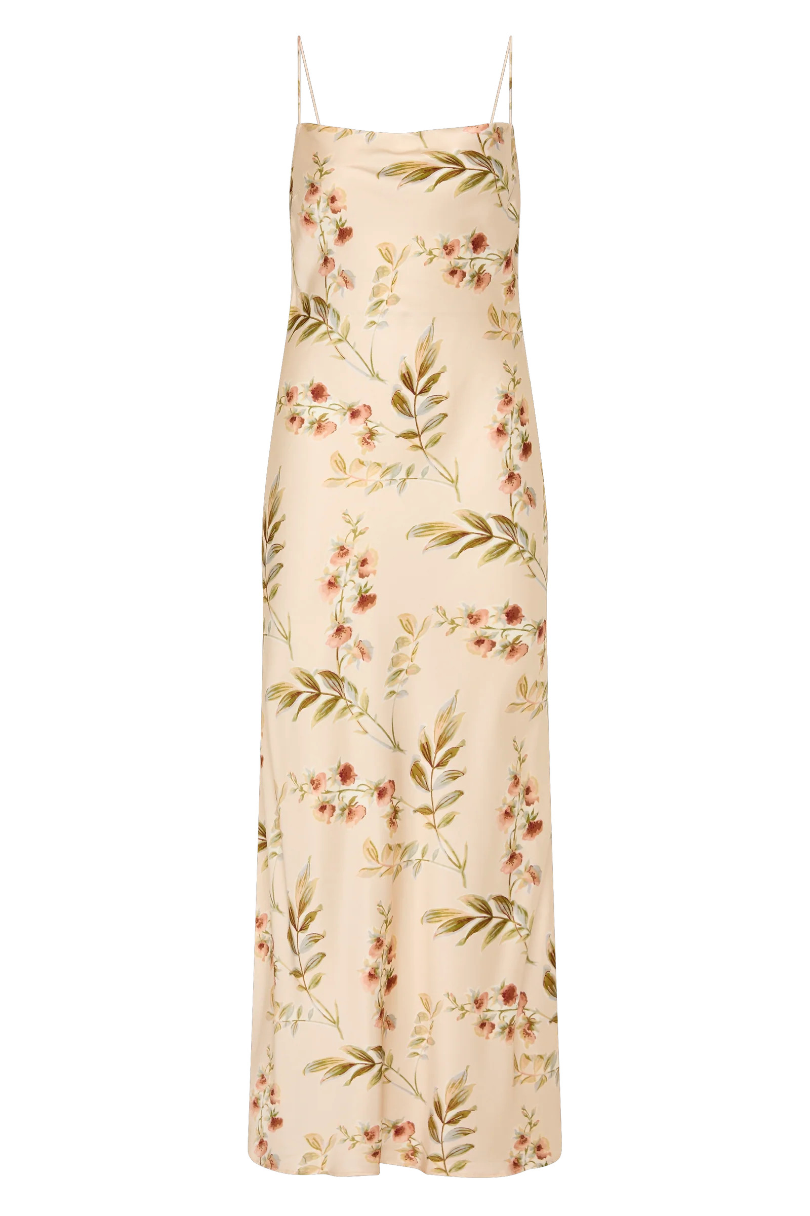 Yolaine Midi Dress Jardin Floral Blush - Final Sale | Faithfull (AU)