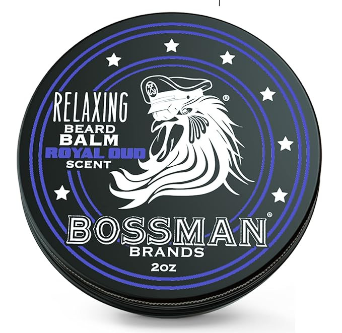 Bossman Relaxing Beard Balm - Beard Tamer, Relaxer, Thickener and Softener Cream - Beard Care Pro... | Amazon (US)