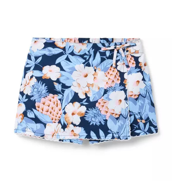 Pineapple Floral Wrap Skort | Janie and Jack