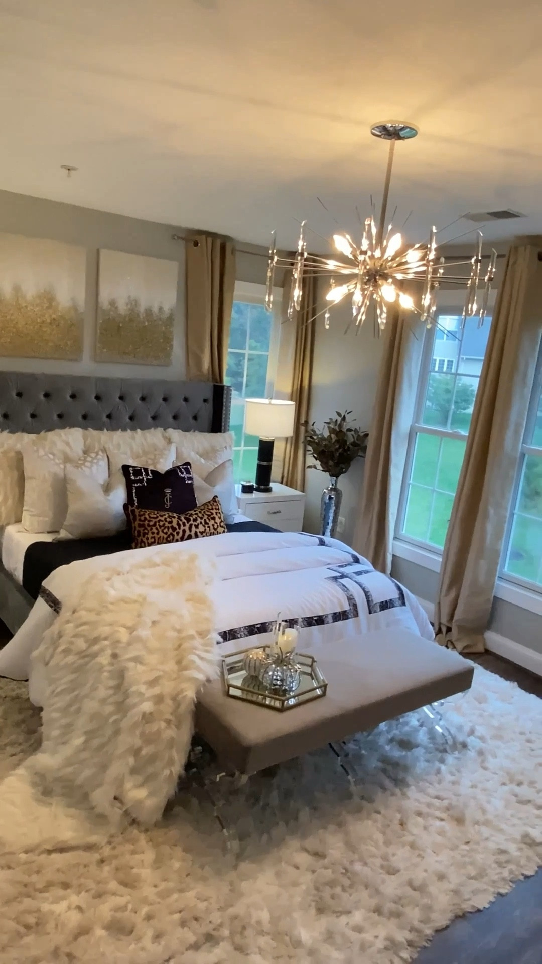 Cozy yet glam winter wonderland vibes in this bedroom styling

#LTKSaleAlert #LTKHome