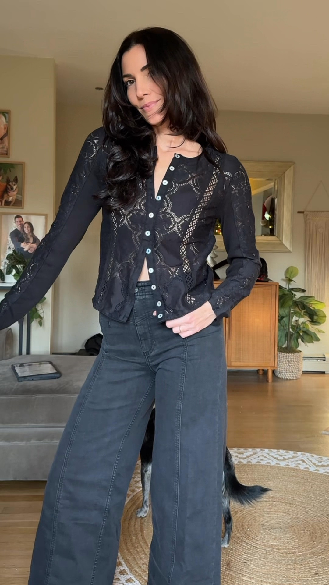 Such a cute winter outfit from Free People 🖤 love the lace & buttons on the top! It’s so well made 😍 both available on Amazon and TTS!

#LTKootd #LTKTall #LTKHoliday