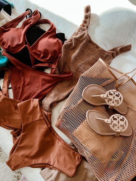 Bahamas ready with these swimsuits, beach cover ups and sandals! Plus the prettiest mesh beach bag for only $16!!! #beachvacation #bahamas #bikini #beachwear #beachcoverup #swimwear #amazonswim #amazonswimwear #cupshe #hunzag

#LTKshoecrush #LTKswim #LTKtravel