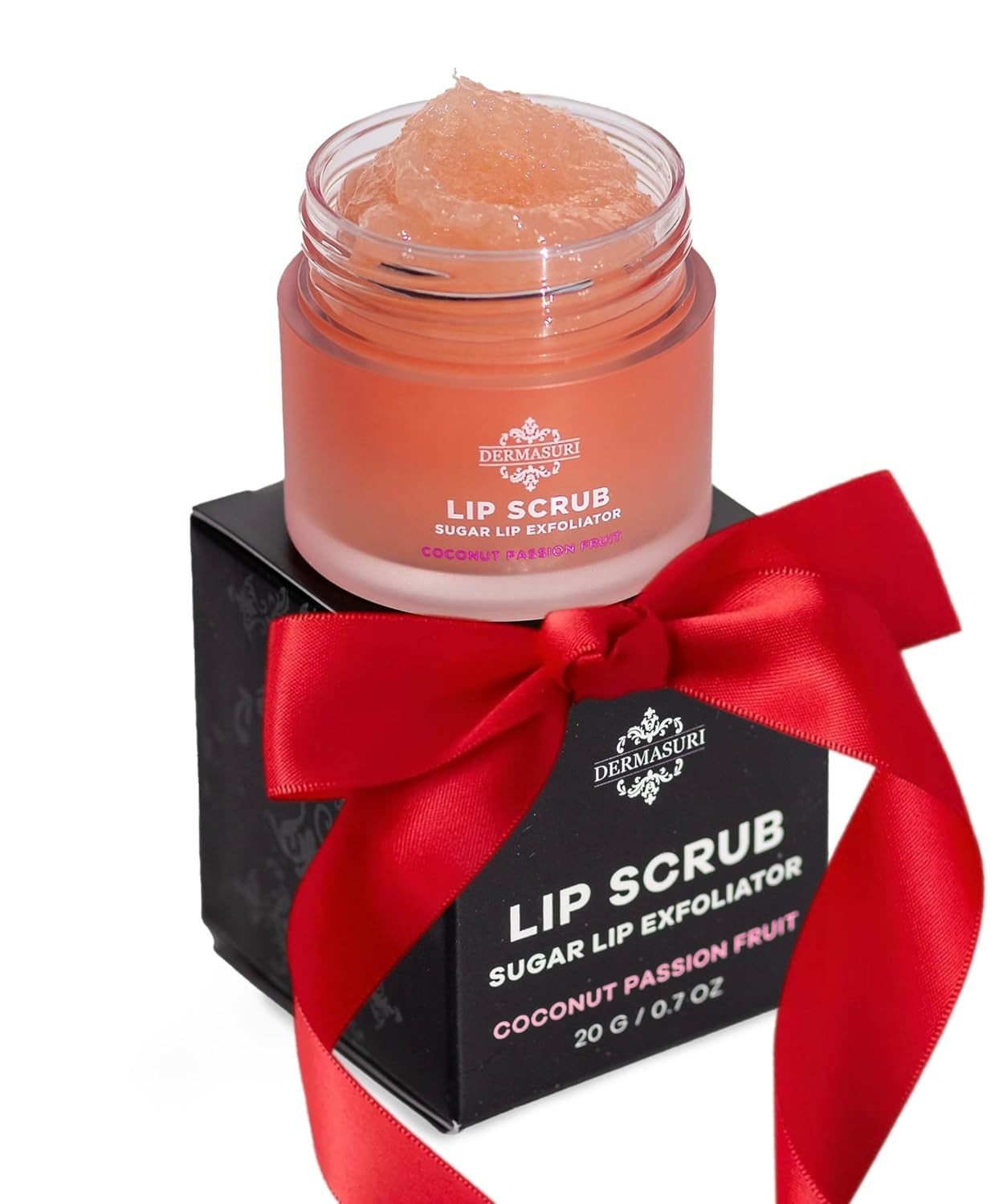 Dermasuri Lip Exfoliator Scrub and Moisturizer, Sugar Lip Scrub, Overnight Hydration & Moisturize... | Amazon (US)