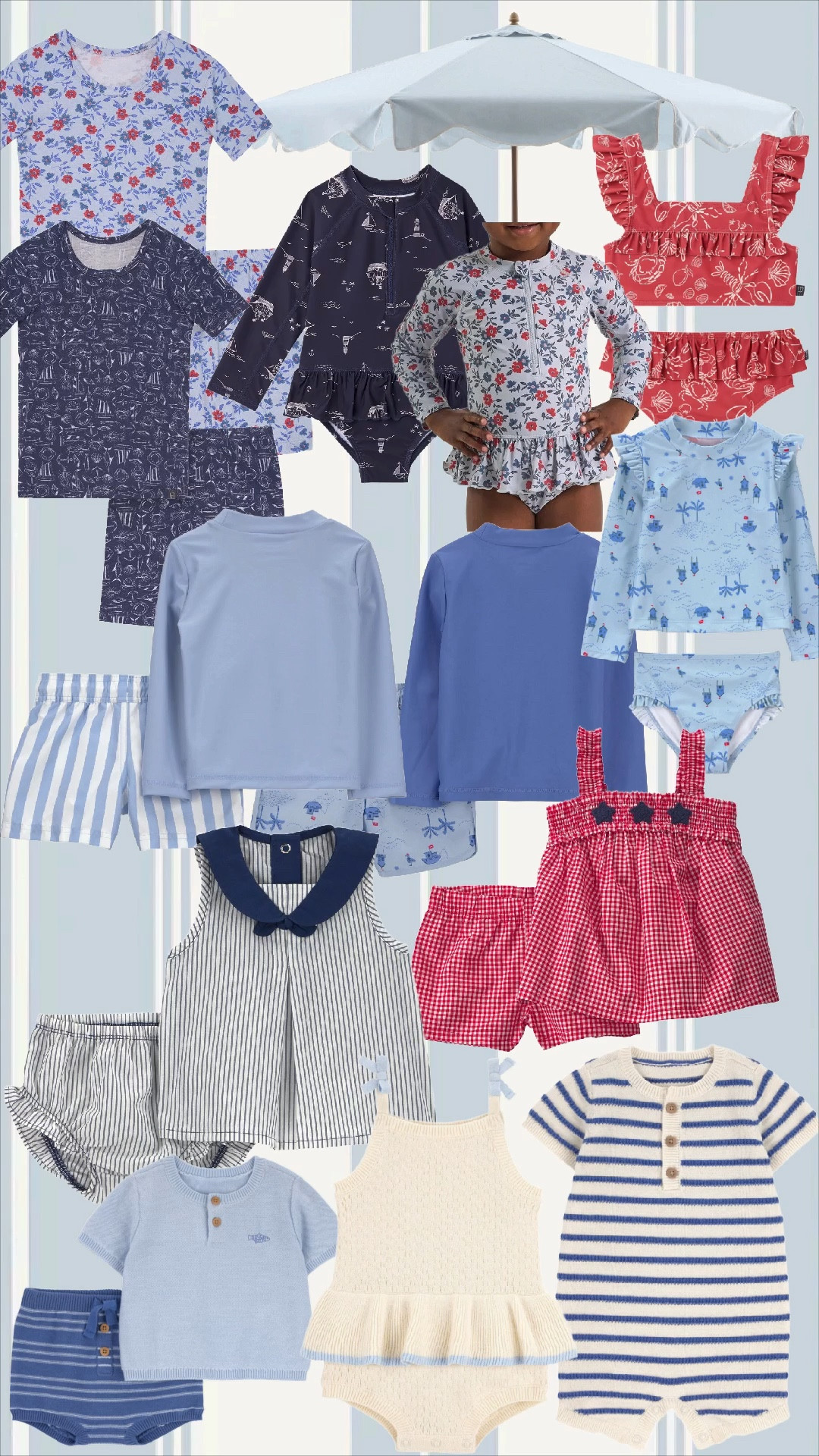 Walmart Kids’ new arrivals for summer! 

Red, white, & blue, striped set, baby clothes, toddler girls, swimsuit, knit set, gingham set, floral swimsuit, @walmart 