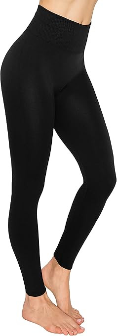ALWAYS Women's Seamless Fleece Lined Leggings - High Waist Premium Soft Winter Warm Pants | Amazon (US)