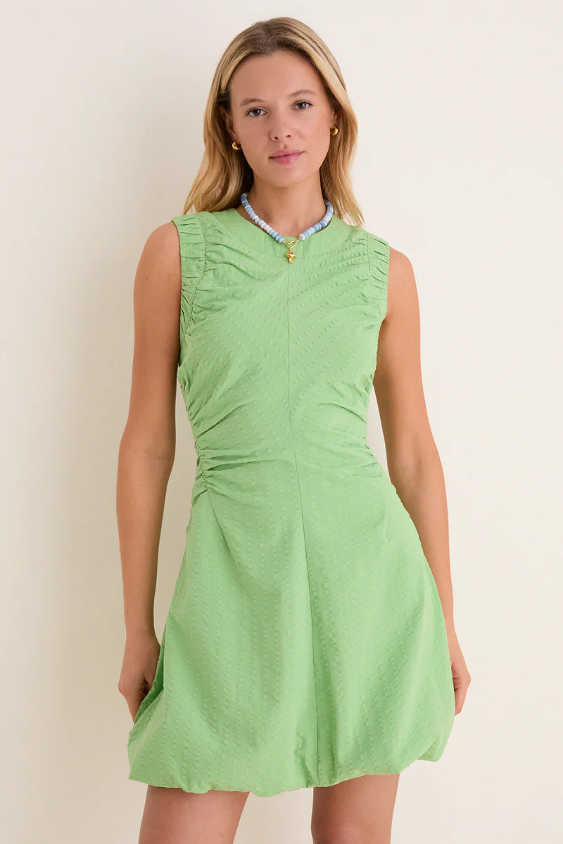 Pistachio Seersucker Alisa Dress | Tuckernuck (US)