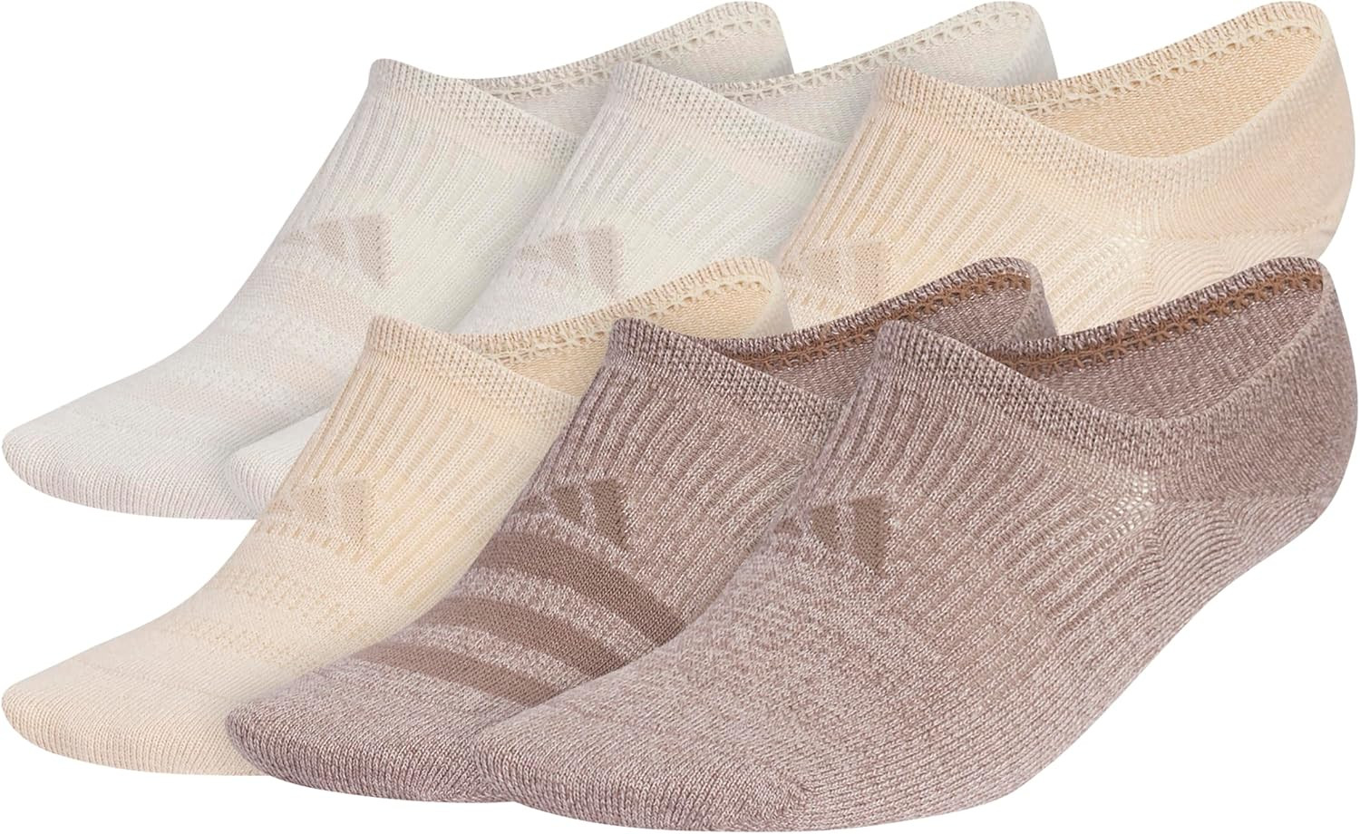 adidas Superlite Super No Show Invisible Socks 6-Pairs Lightweight & Breathable | Amazon (US)