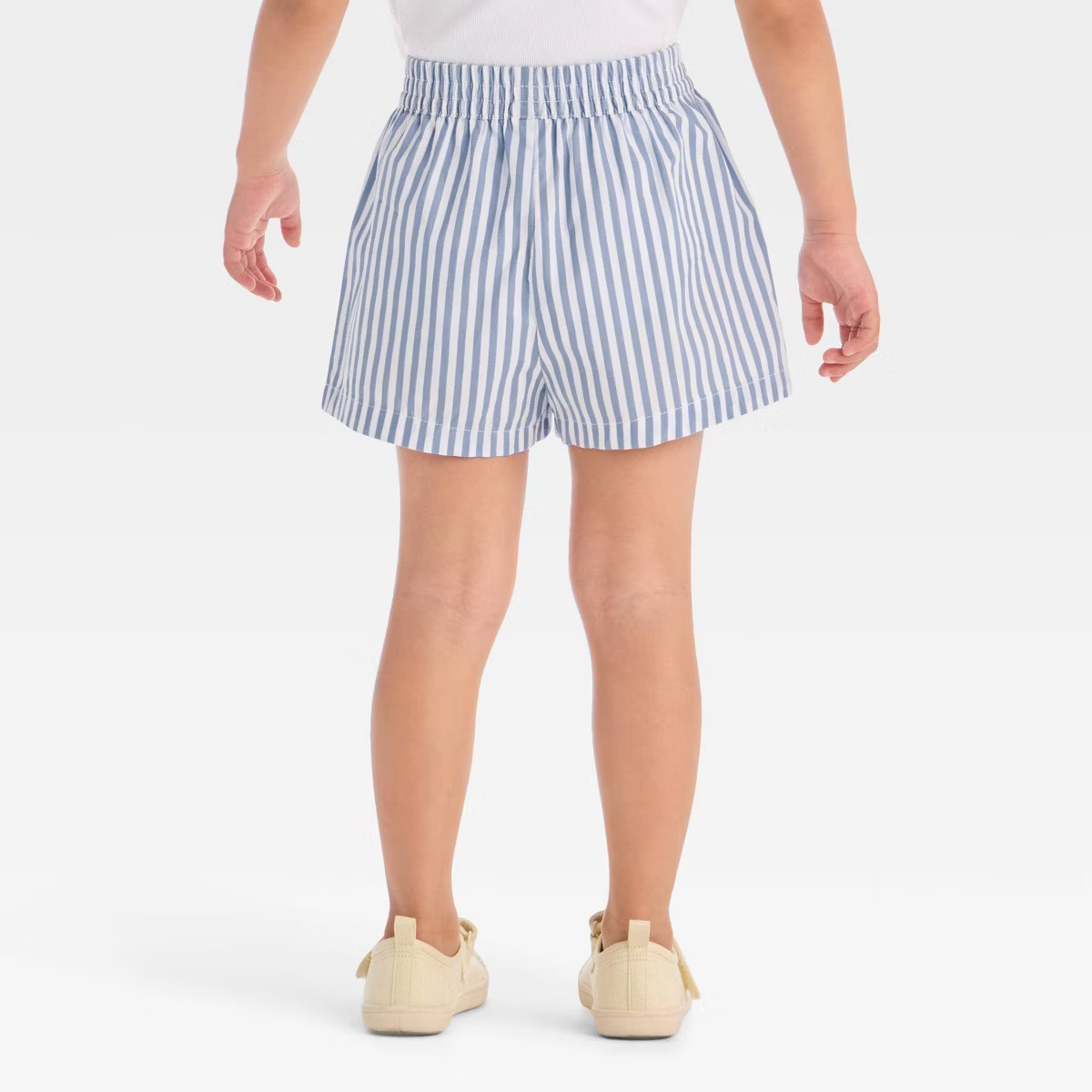 Grayson Mini Toddler Girls' Striped Woven Shorts - Blue | Target