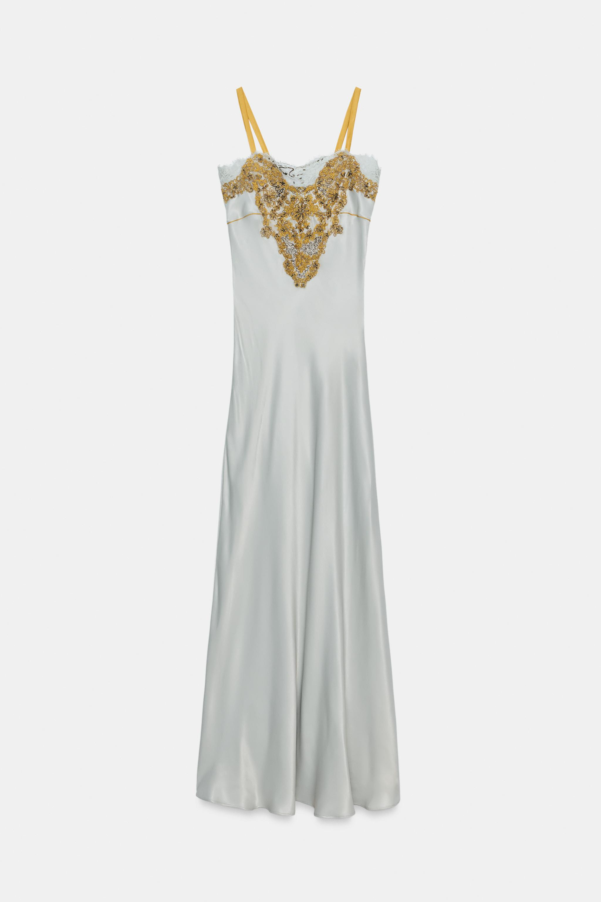 ZW COLLECTION LACE MAXI DRESS | Zara UK
