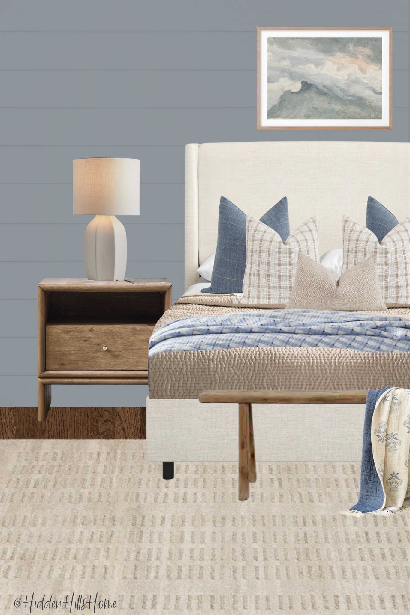 Coastal bedroom decor, beach house bedroom, lake house decor ideas, Master bedroom decor ideas, bedroom mood board, home decor, bedroom design, e-design, bedroom rug, nightstands, bedroom inspiration, bedding

#LTKHome #LTKSaleAlert #LTKSeasonal