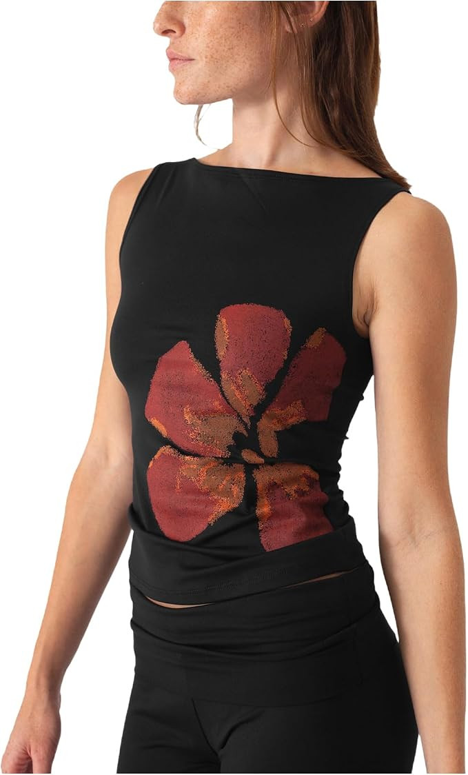 Women Y2k Floral Tank Top Sleeveless Flower Print Graphic Tee Crewneck Crop Tank Top Teen Girls S... | Amazon (US)