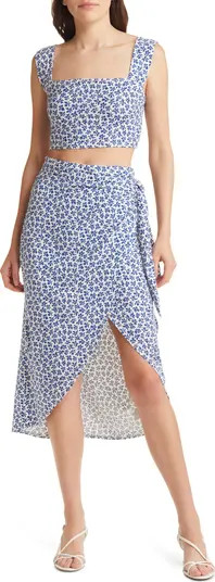 Reformation Rika Two-Piece Floral Print Dress | Nordstrom | Nordstrom