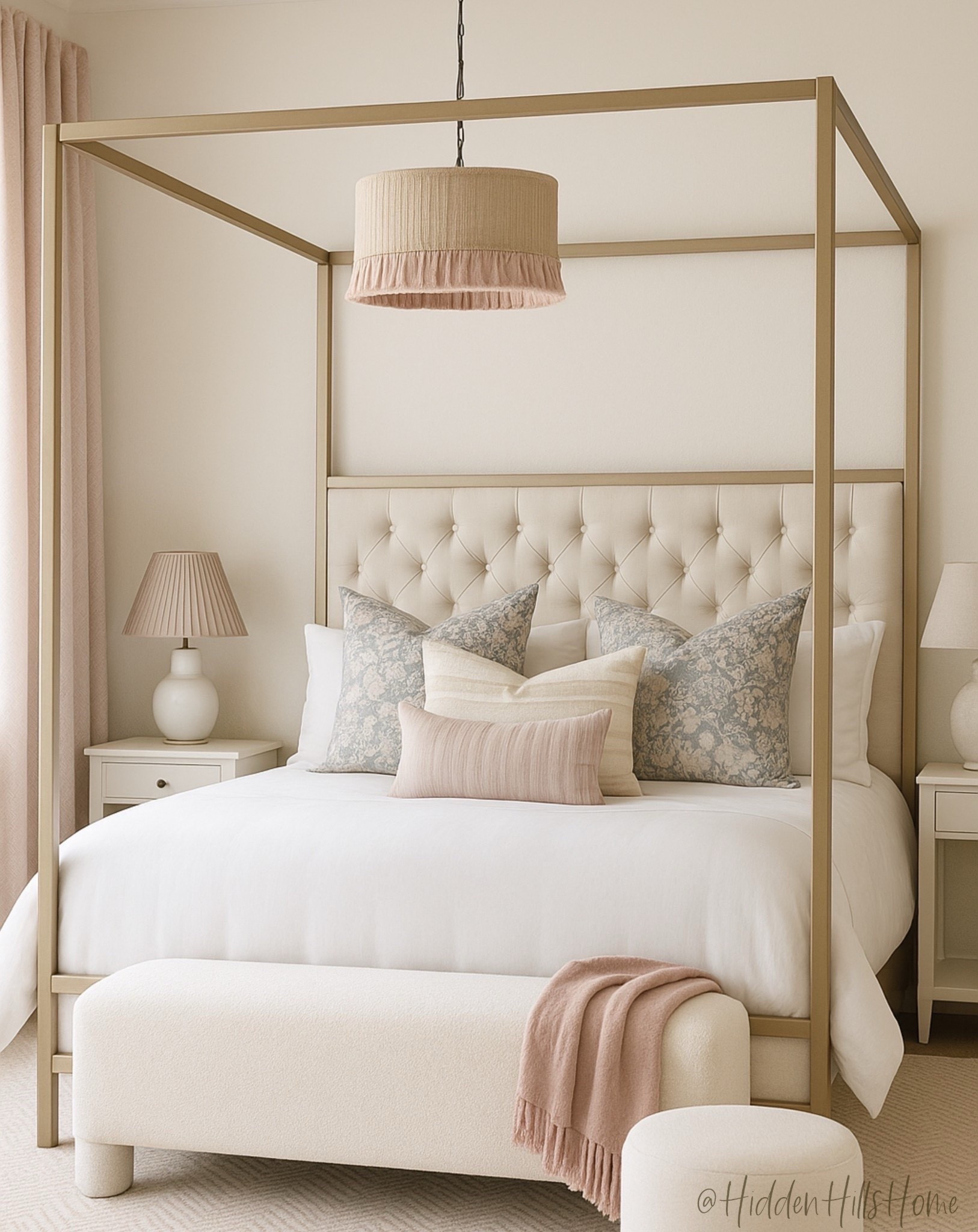 Modern classic girls bedroom, pink girls bedroom, canopy bed design ideas #bedroom #pink 



#LTKHome #LTKKids #LTKSaleAlert